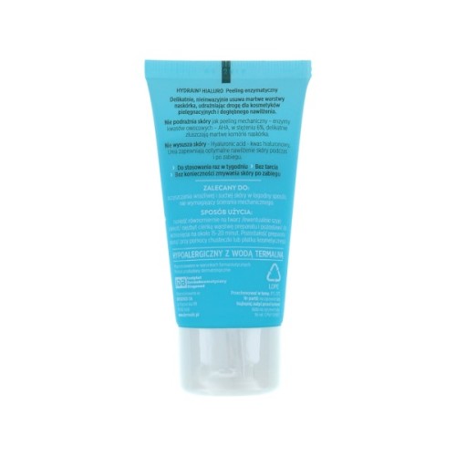 Пілінг для обличчя Dermedic Hydrain 3 Hialuro Ензимний Для м'якого очищення чутливої та сухої шкіри 50 мл (5906739783137)