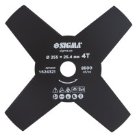 Ніж для тримера Sigma 255x25.4мм, 4Т (5624321)