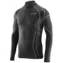 Термокофта X-Tech Maglia Race 3 Munica Lunga lupetto Nero XXL/XXXL (MagliaRace3LupettoXXL/3XL)