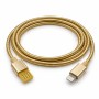 Дата кабель USB 2.0 AM to Lightning 1.0m 2.4A metal gold XoKo (XK-CTL-001-GD)
