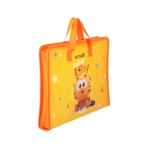 Папка - портфель Kite на блискавці A4 Garfield, 1 відділення (GF25-202)