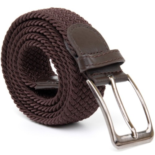 Ремінь Vintage Текстильний чоловічий Коричневий (20523)