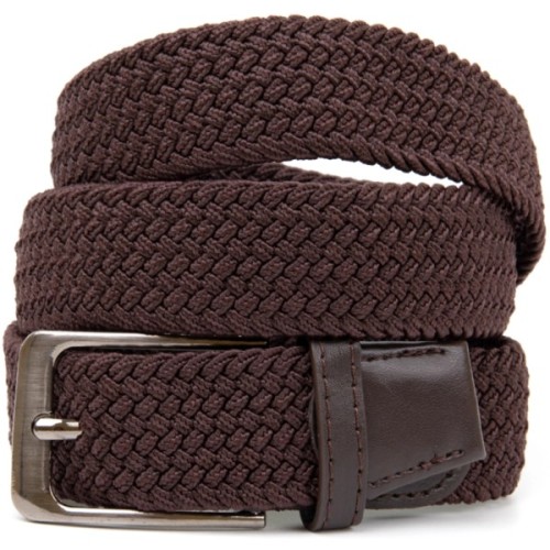 Ремінь Vintage Текстильний чоловічий Коричневий (20523)