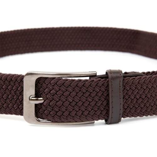 Ремінь Vintage Текстильний чоловічий Коричневий (20523)