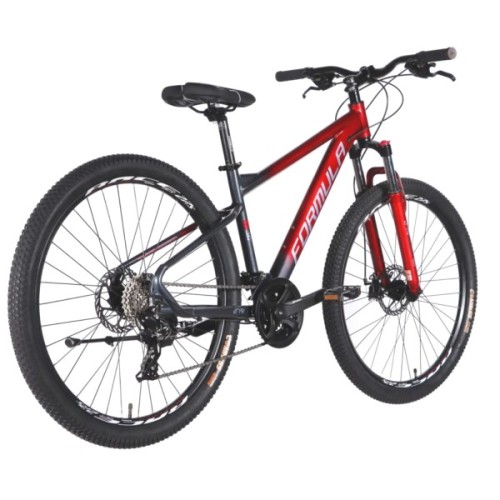 Велосипед Formula 27.5" F-1 DD CS рама-16" AL 2026 червоно-сірий (OPS-FR-27.5-309)