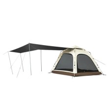 Намет Naturehike чотиримісний із тентом автоматичний Ango CNK2550WS010, коричневий (6927595789094)