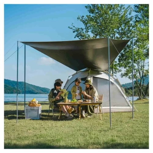 Намет Naturehike чотиримісний із тентом автоматичний Ango CNK2550WS010, коричневий (6927595789094)