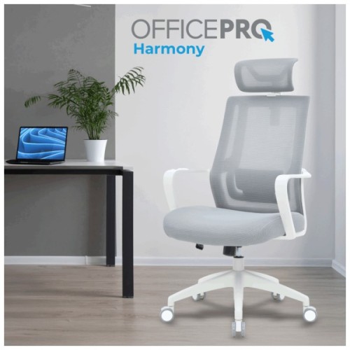 Офісне крісло OfficePro Harmony OC310-W-LG-LG (OC310-W-LG-LG)