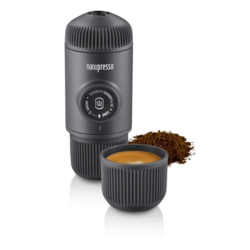 Портативна кавоварка Wacaco Nanopresso + адаптер для капсул та рушники бариста (NanopressoSet1)