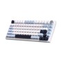 Клавіатура GamePro MK160 V2 Warden QLAB Sakura Linear RGB USB UA White (MK160-V2-BL-QS)