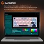 Клавіатура GamePro MK160 V2 Warden QLAB Sakura Linear RGB USB UA White (MK160-V2-BL-QS)