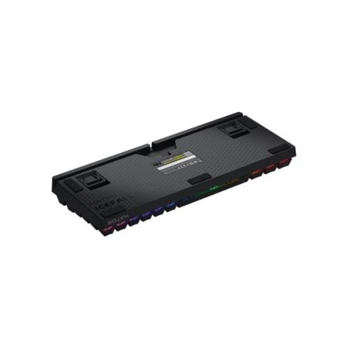 Клавіатура Hator Icefall Mecha 75 Rainbow Led Wireless/Bluetooth/USB UA Black (HTK275UA)