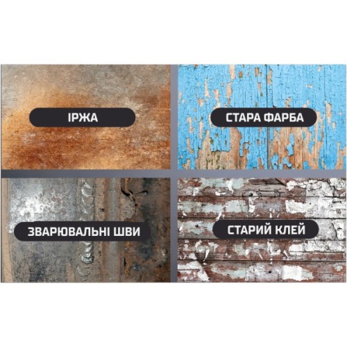 Круг зачистний Alloid "корал", жорсткий, 125мм, 22.2мм, фіолетовий (SD-125222)
