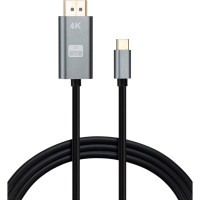 Кабель мультимедійний USB-C to DisplayPort M 1.5m v1.2 4K60Hz Vinga (VCPVCCD1215)