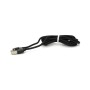 Дата кабель USB 2.0 to Lightning 2.0m 2A magnetic nylon black PiPo (18166)