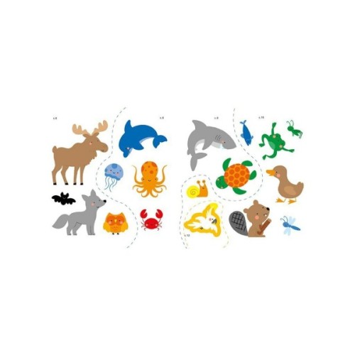 Книга Мої перші слова з наліпками. Тварини - Альона Пуляєва Ранок (9786170986825)