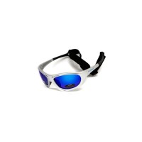 Сонцезахисні окуляри BluWater Hydro Silver Polarized (G-Tech blue) Anti-Fog Сині дзеркальні в сріблястій оправі (BW-HYDS-GTB12)