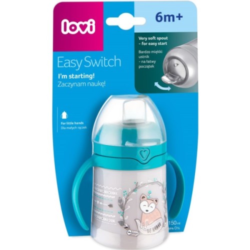 Поїльник-непроливайка Lovi Easy Switch Indian Summer 150 мл (35/352)