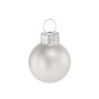 Ялинкова іграшка Chomik скляні кульки 24 шт, 2,5 см, срібні (5900779882126_2)
