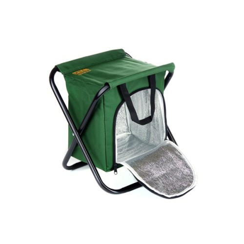 Стілець складаний СИЛА 27х32х33 см сталевий каркас D16mm з термосумкою (960767)