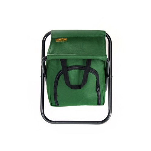 Стілець складаний СИЛА 27х32х33 см сталевий каркас D16mm з термосумкою (960767)