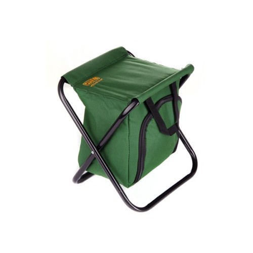 Стілець складаний СИЛА 27х32х33 см сталевий каркас D16mm з термосумкою (960767)