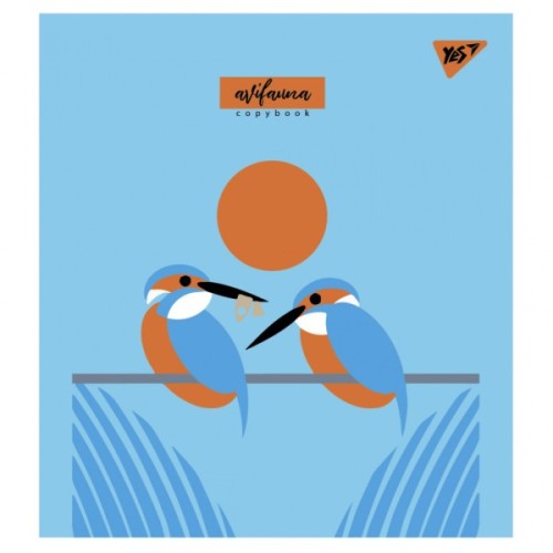 Зошит Yes А5 Avifauna 24 аркушів клітинка (766833)