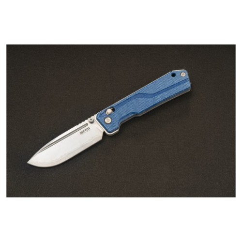 Ніж SRM Rubik 7228B 140Cr, Blue Micarta, Stonewash (7228B-ME2)