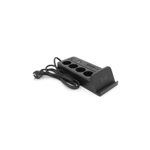 Мережевий фільтр живлення Voltronic G12H, 4 роз, 4USB 3,2А, 2 Type-C, 2м Black (YT-G12H)