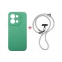 Чохол до мобільного телефона Dengos Case + Cross-body Strap Xiaomi Redmi 15C Mint+Grey (DG-KM-CCRB-49)