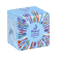 Серветки столові Parus 1 шар Сині 100 шт. (4820044170264)