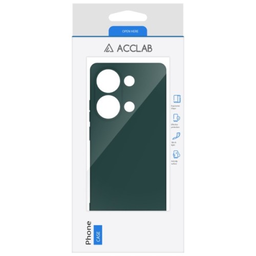Чохол до мобільного телефона ACCLAB Silicone Case Xiaomi Redmi Note 13 Pro 4G Dark Green (1283126602894)