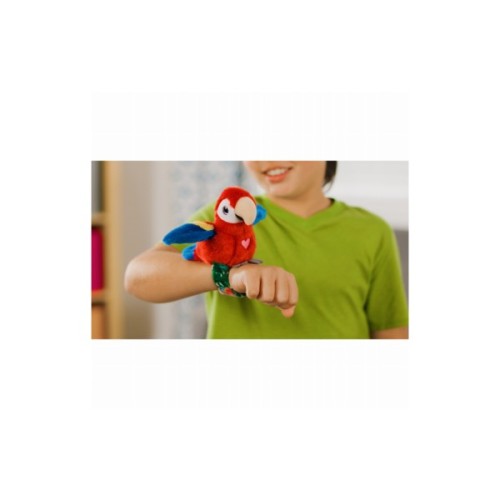 Інтерактивна іграшка Happy Yappers браслет "Веселі базікали" Ара червоний (9594)