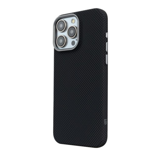 Чохол до мобільного телефона Armorstandart LikeCarbon2 MagCase Apple iPhone 16 Pro Max Kevlar Black (ARM88382)