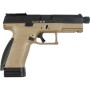 Страйкбольний пістолет ASG CZ P-10C OR-OT Dual-Tone Blowback Black/FDE CO2 (19924)