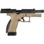 Страйкбольний пістолет ASG CZ P-10C OR-OT Dual-Tone Blowback Black/FDE CO2 (19924)
