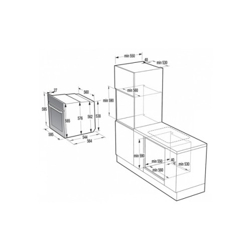 Духова шафа Gorenje BP6138B
