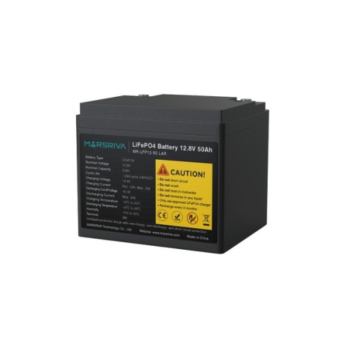 Батарея LiFePo4 Marsriva 12.8V 50Ah (MR-LFP12-50-LAR)