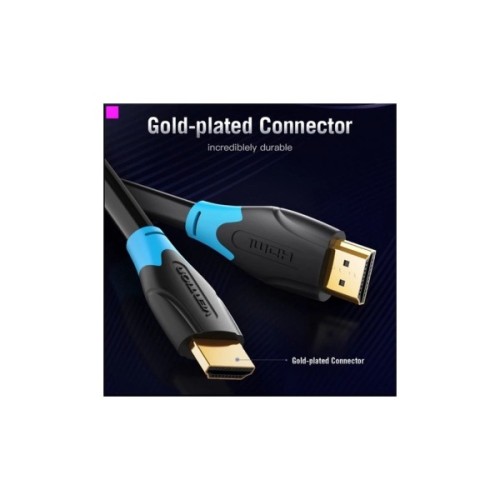 Кабель мультимедійний HDMI M to HDMI M 1.5m 4K60Hz black Vention (AACBG)