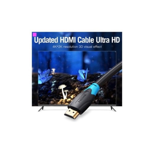 Кабель мультимедійний HDMI M to HDMI M 1.5m 4K60Hz black Vention (AACBG)