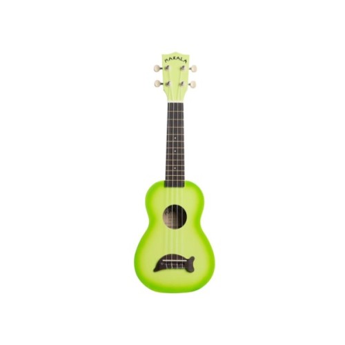 Укулеле Kala Makala Dolphin Green Apple Burst Ukulele (231427)