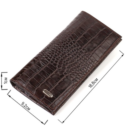 Гаманець Canpellini З натуральної шкіри Коричневий (21900)