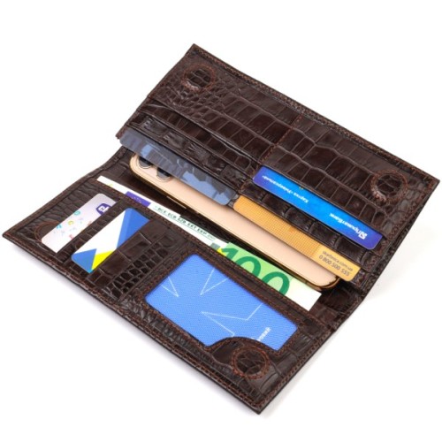 Гаманець Canpellini З натуральної шкіри Коричневий (21900)