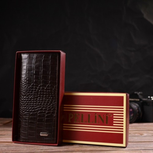 Гаманець Canpellini З натуральної шкіри Коричневий (21900)