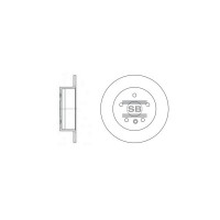 Гальмівний диск HI-Q SD4016