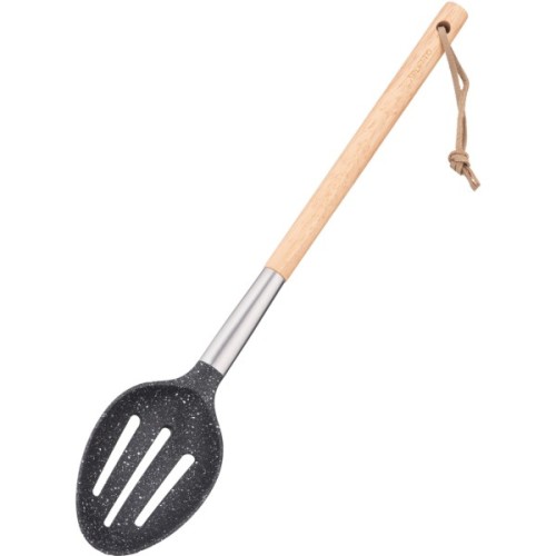 Шумовка Ardesto Midori, 34.5см, нейлон, дерево, нержавіюча сталь, чорний (AR1304BP)