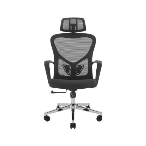 Офісне крісло Richman Солана Хром M-1 (Tilt) Сітка чорна (ADD0003214)