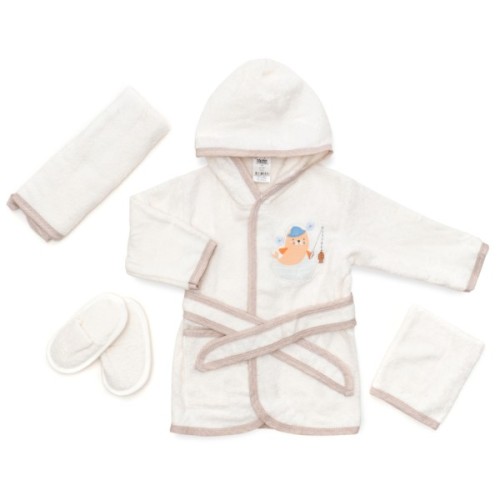 Халат дитячий Bibaby махровий (66189-86-cream)