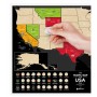 Скретч карта 1DEA.me Travel Map USA Black (13028)
