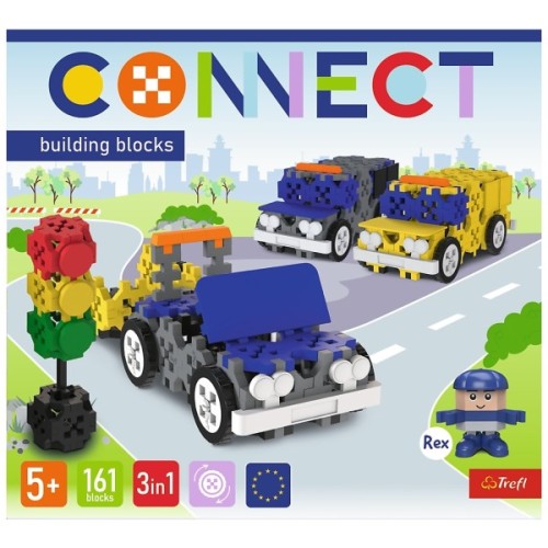 Конструктор Trefl Connect 3 в 1, 161 деталь (5900511619744)